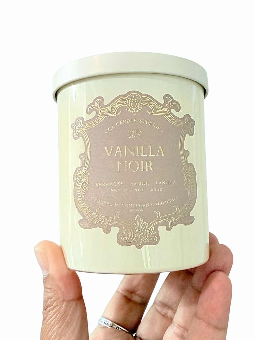 Leoben Company Vanilla Noir Luxury Scented Candle
